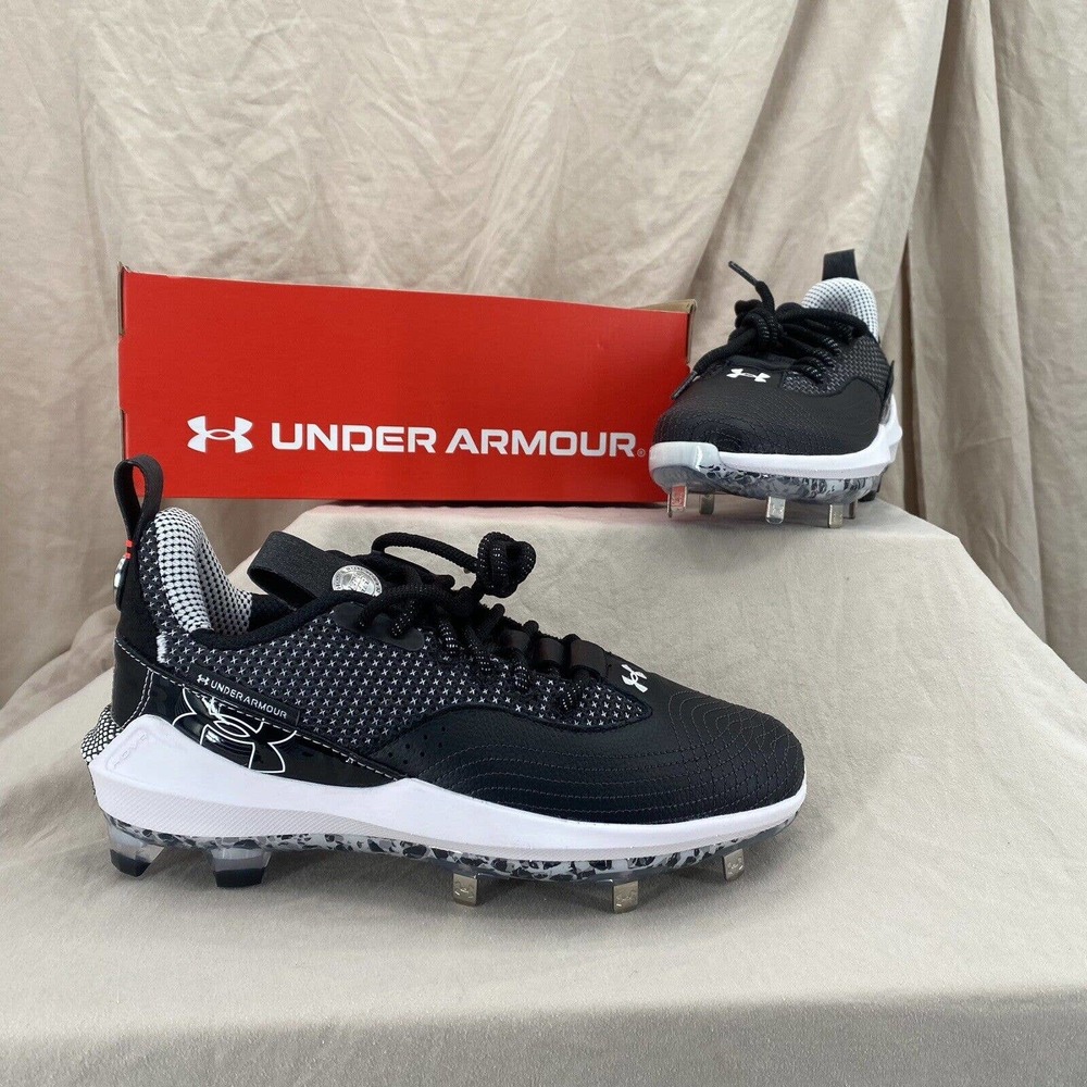 Under Armour Metal Cleats Men's 7.5 Black Harper 7 Low ST Hovr‎ Hybrid Baseball